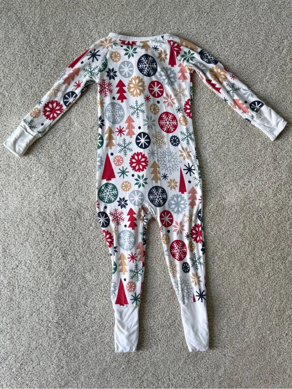 Little Sleepies white zip